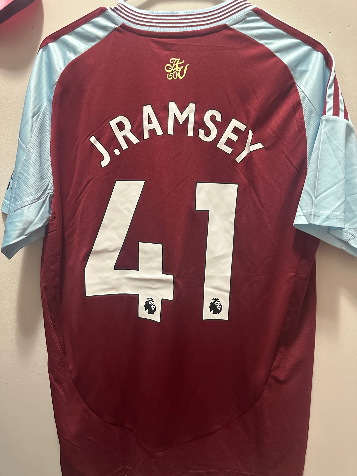 ASTON VILLA - Adult Large - Home Jacob Ramsey