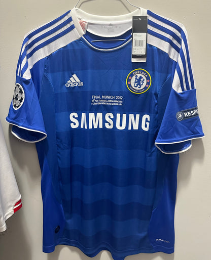 Chelsea ADULT Drogba 2012 final Home Shirt Adult Large