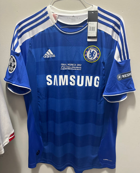 Chelsea ADULT Drogba 2012 final Home Shirt Adult Large