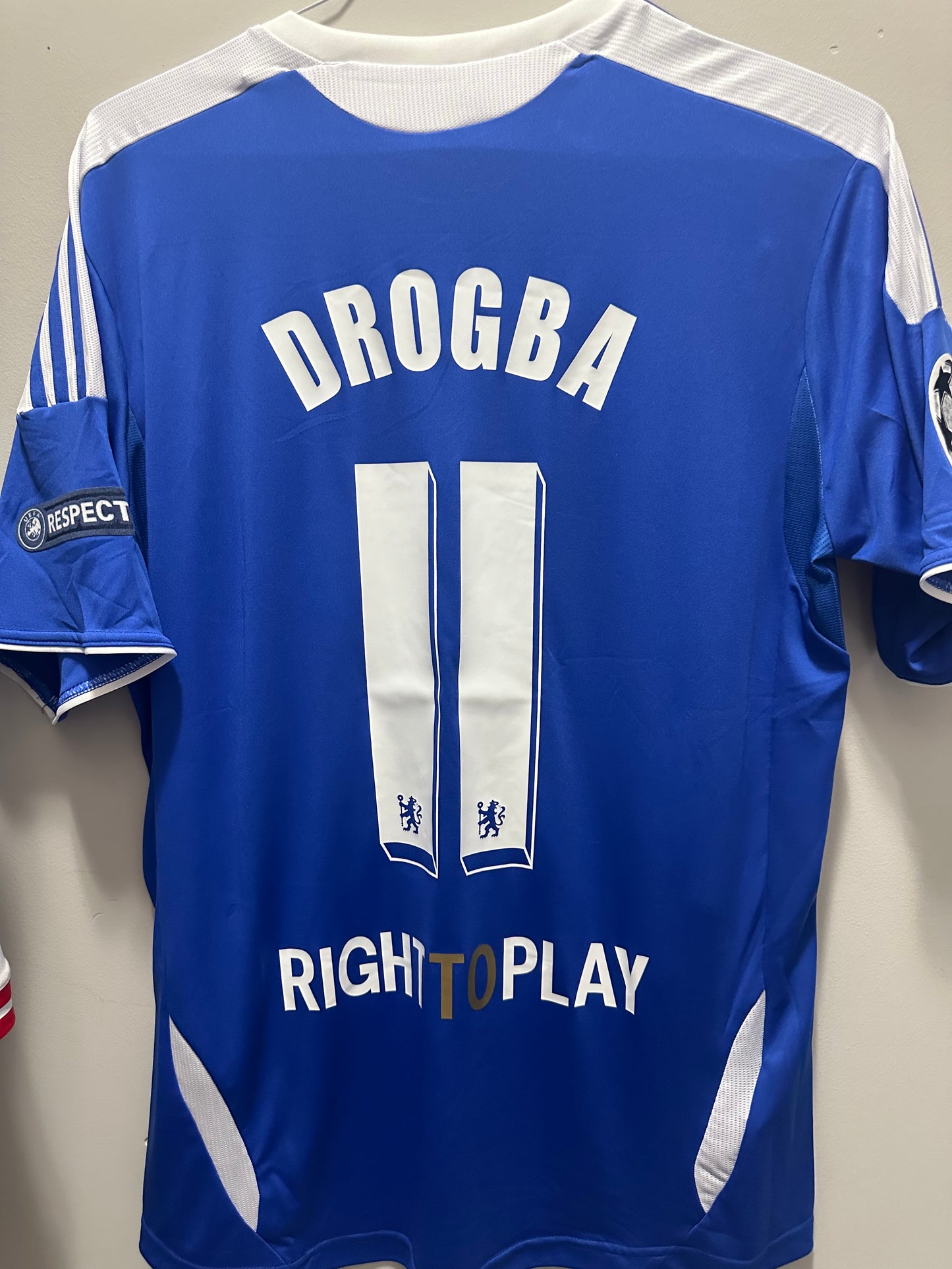 Chelsea ADULT Drogba 2012 final Home Shirt Adult Large