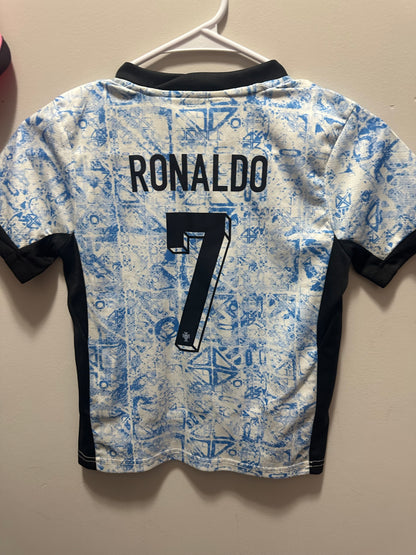 PORTUGAL Youth 6/7 yr old Ronaldo Blue Away